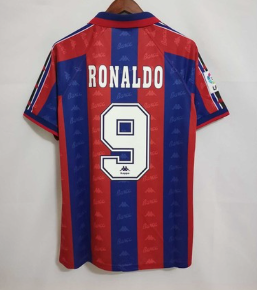 Barcelona Ronaldo 9 Retro Football Shirt