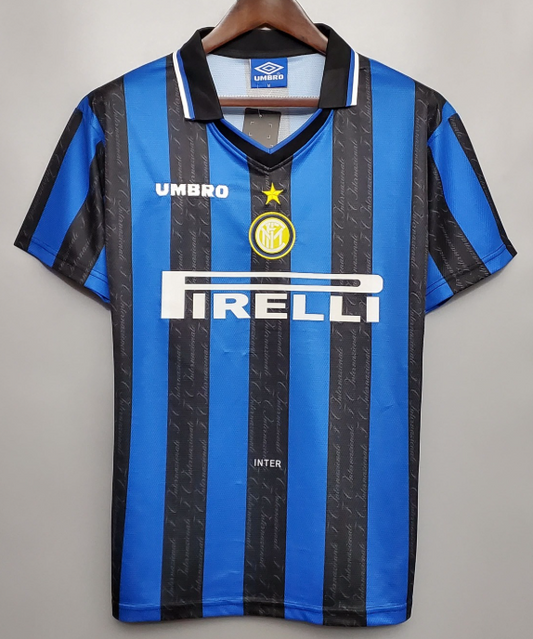 Inter Retro Football Shirt 90's Style (Home)