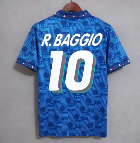Italy Retro 1994 Football Shirt Baggio